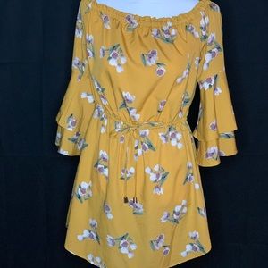 Off the shoulder dress